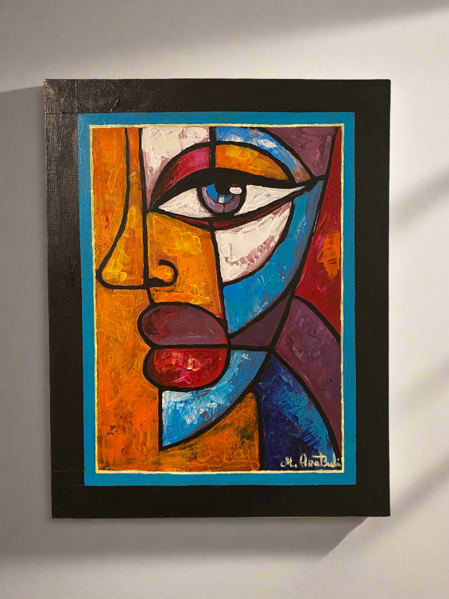 Abstract Expression -Blue Gaze
