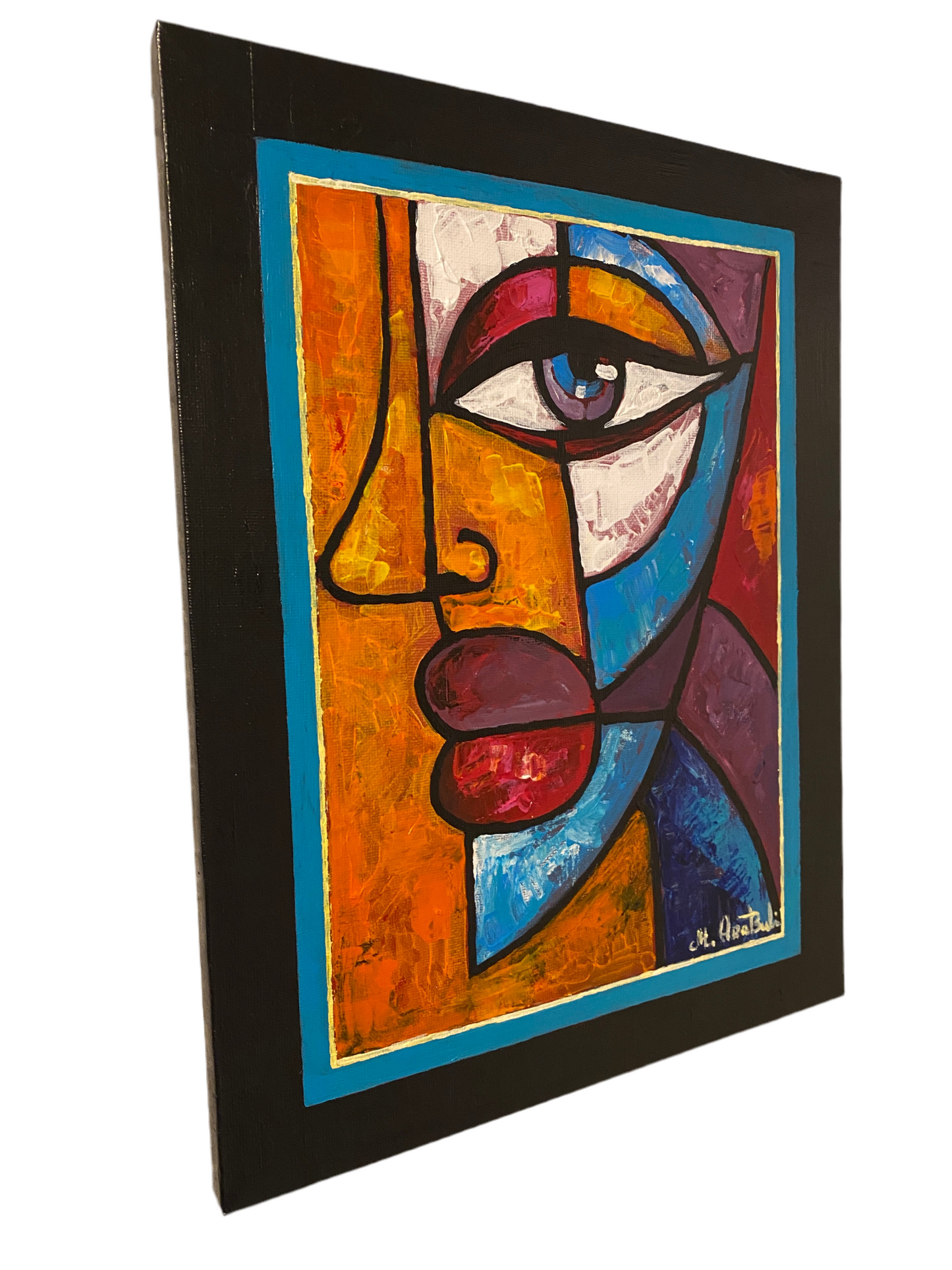 Abstract Expression -Blue Gaze