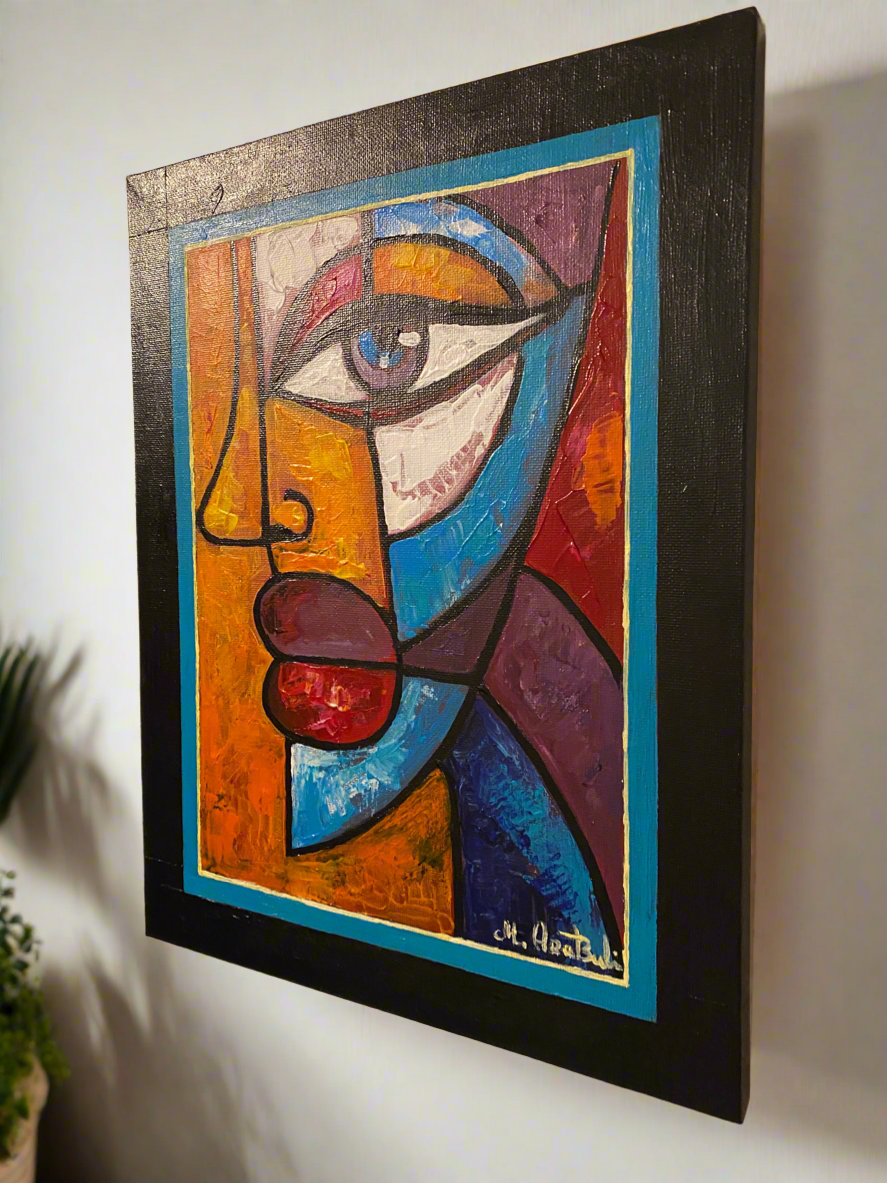 Abstract Expression -Blue Gaze