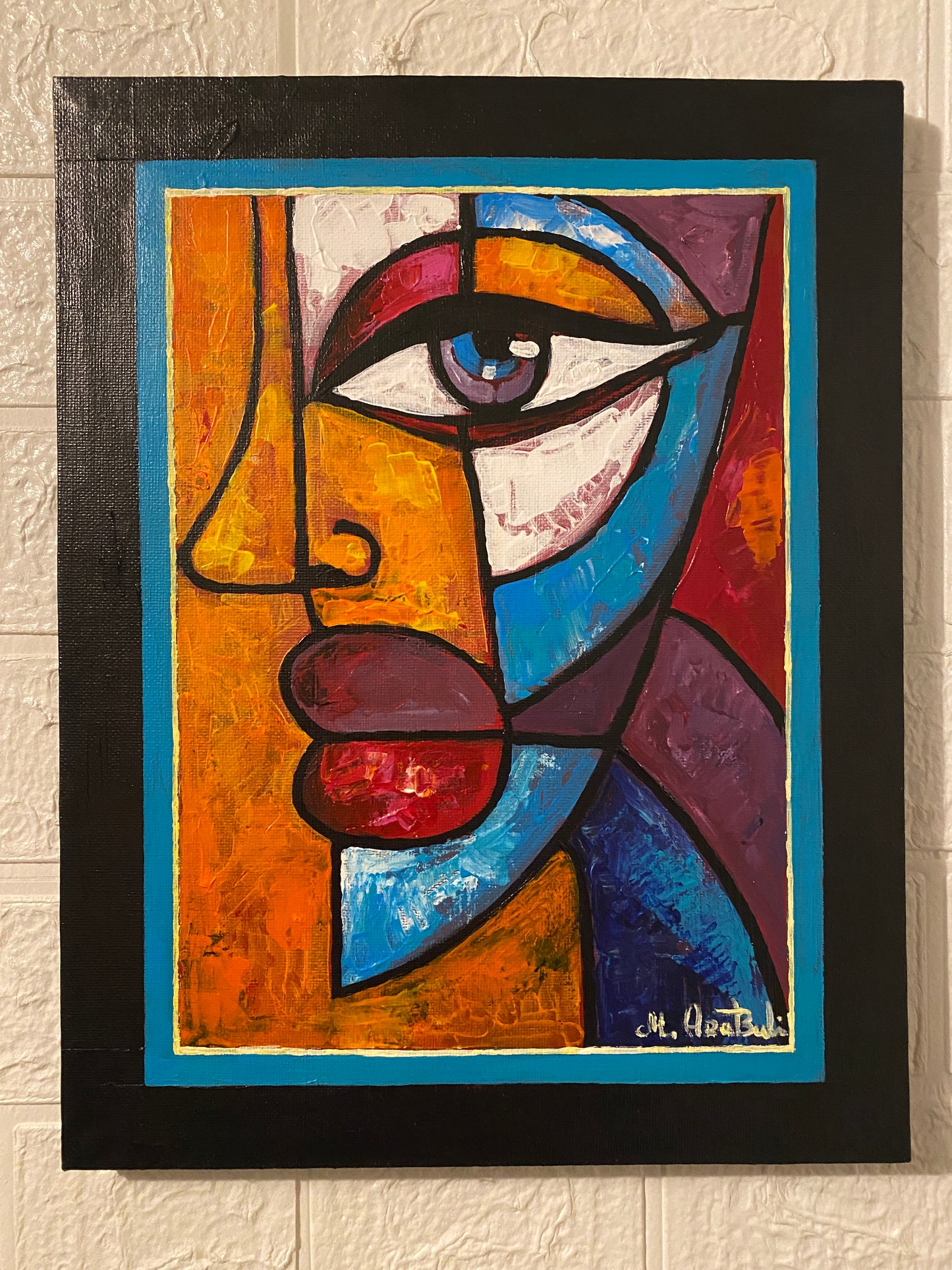 Abstract Expression -Blue Gaze