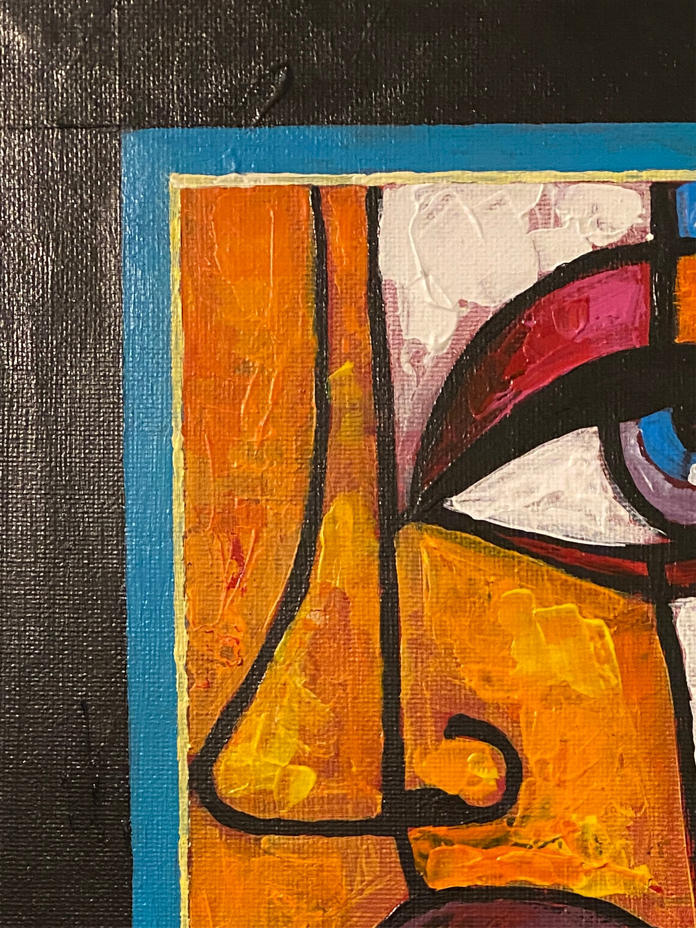 Abstract Expression -Blue Gaze