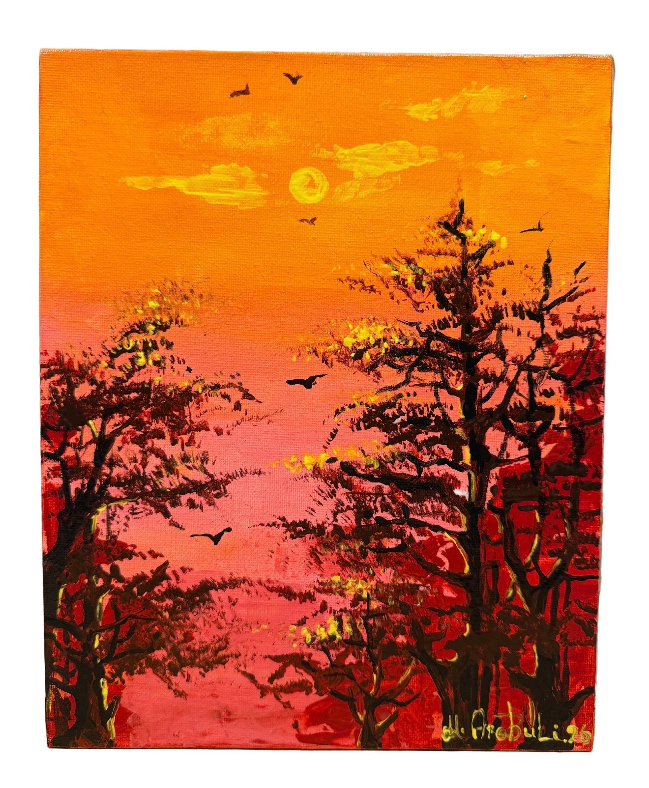 The Last Light Among Trees