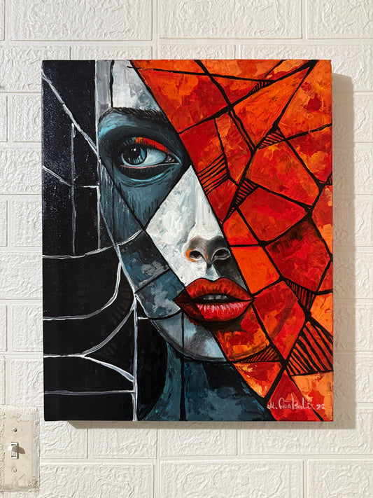 Though the Crackes ( Gallery Wrapped Canvas)