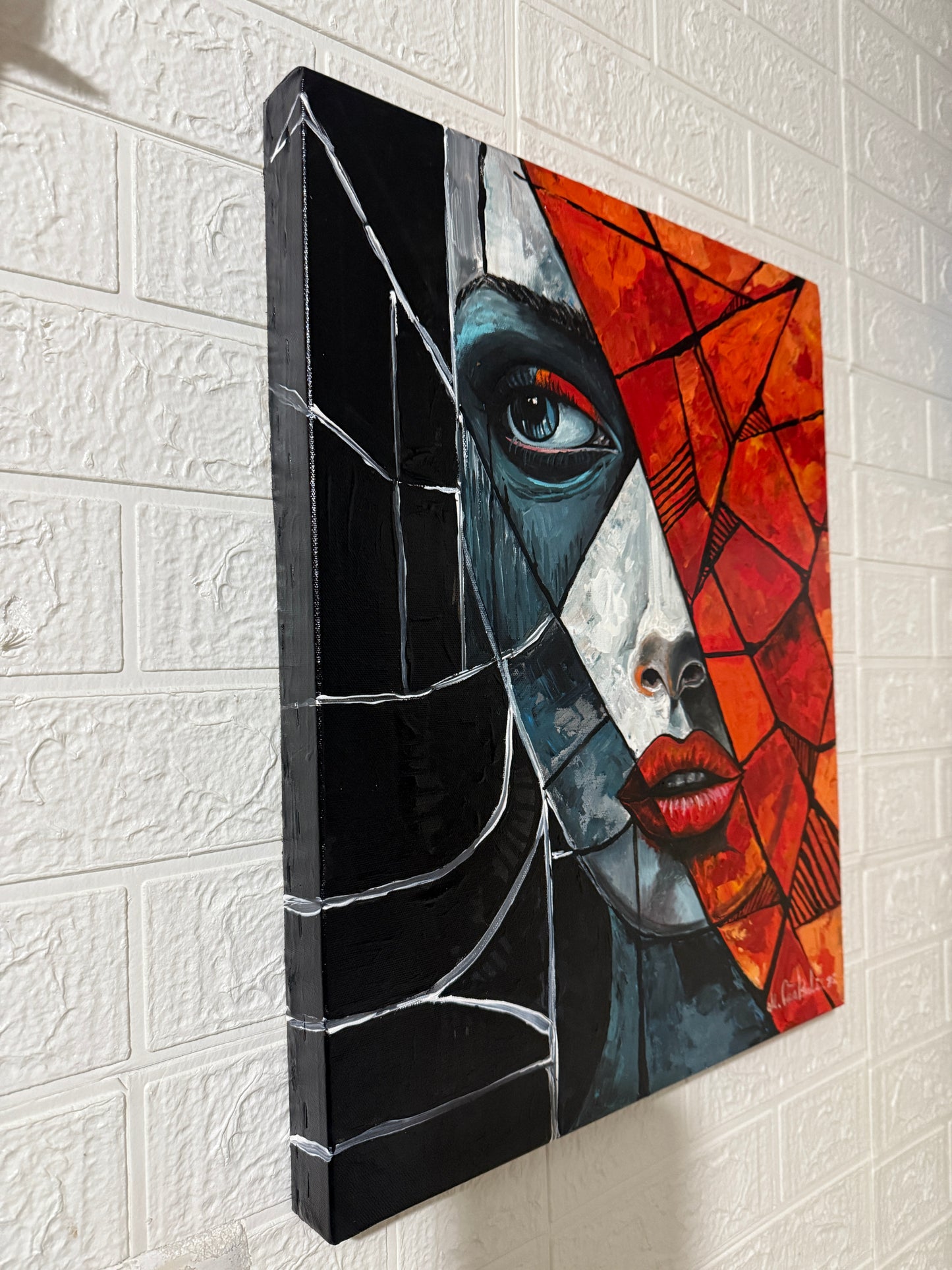 Though the Crackes ( Gallery Wrapped Canvas)