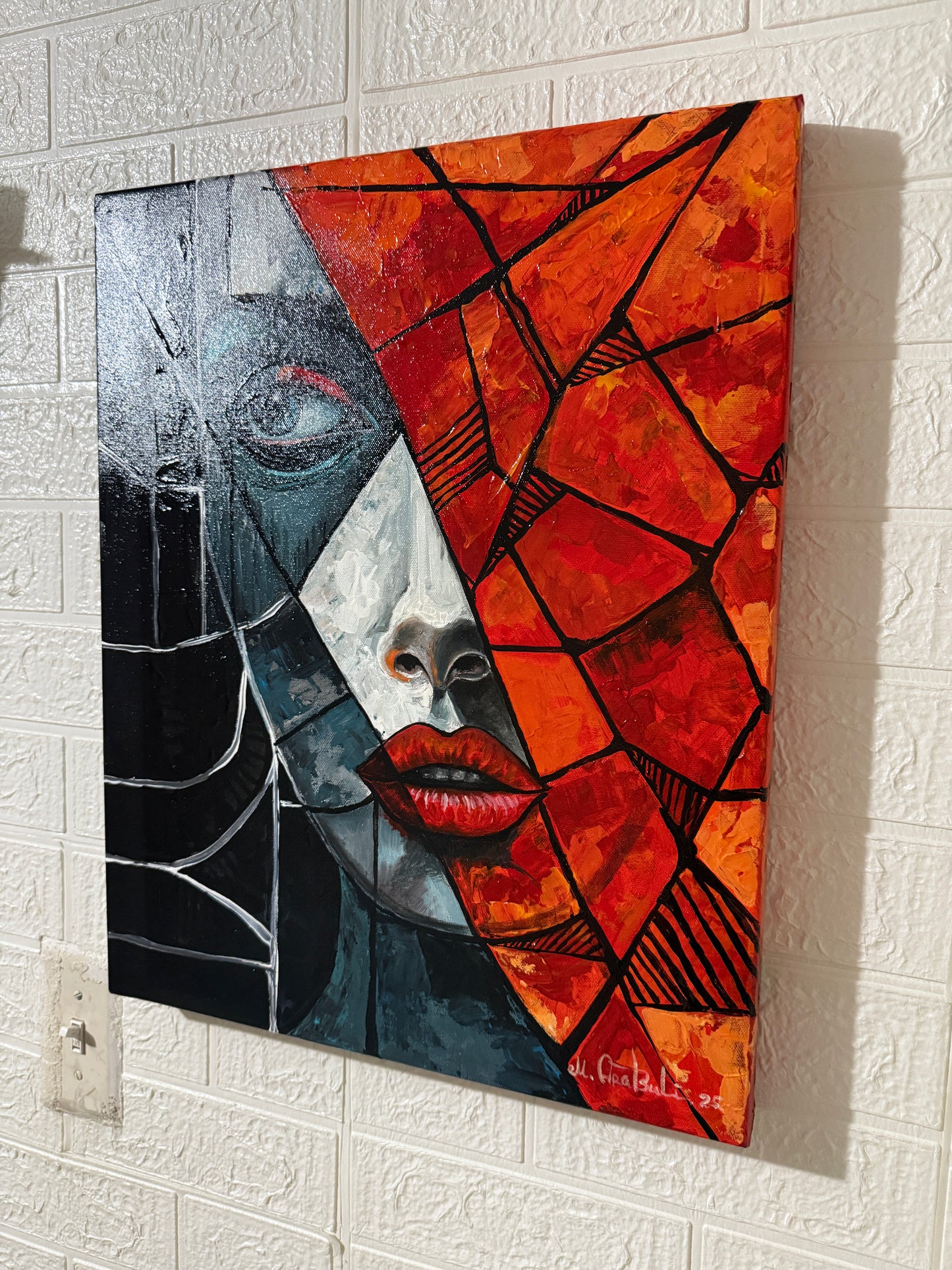 Though the Crackes ( Gallery Wrapped Canvas)