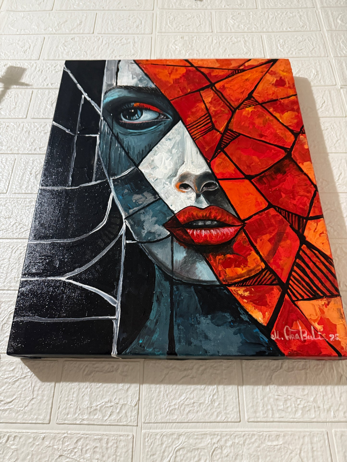 Though the Crackes ( Gallery Wrapped Canvas)